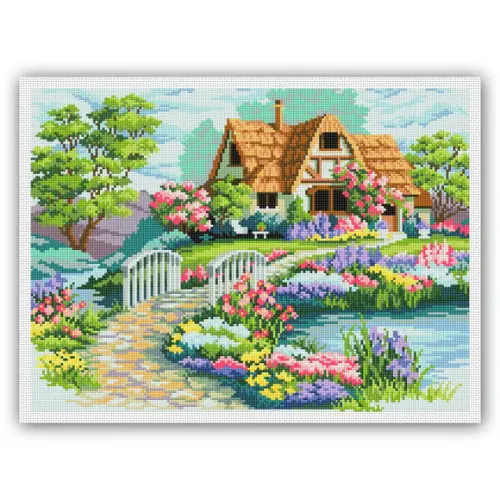 Casa de Encanto - Gráfico de Ponto Cruz - Arquivo digital
