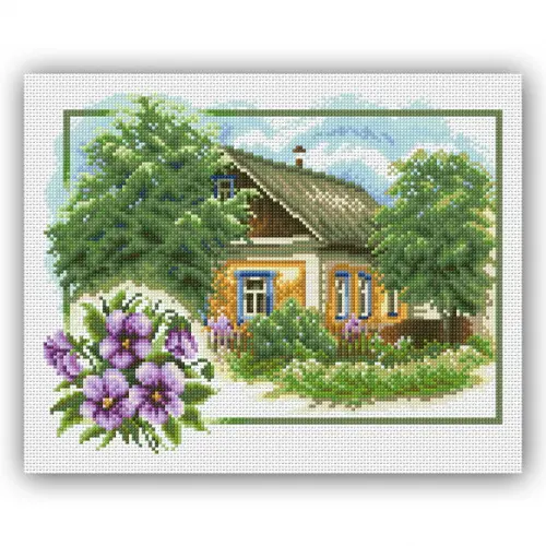 Casa de Veraneio - Gráfico Ponto Cruz