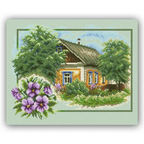 Casa de Veraneio - Gráfico Ponto Cruz