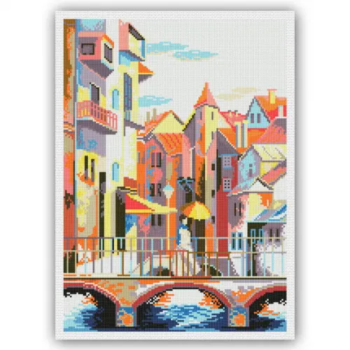 Casas Arco-íris - Gráfico de Ponto Cruz