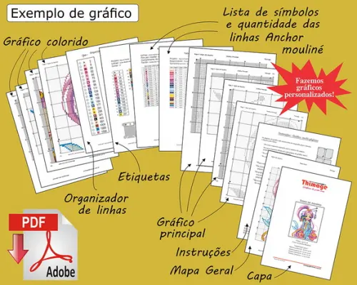 É Verão! - Gráfico Ponto Cruz