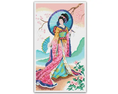 Japonesa - Gráfico Ponto Cruz