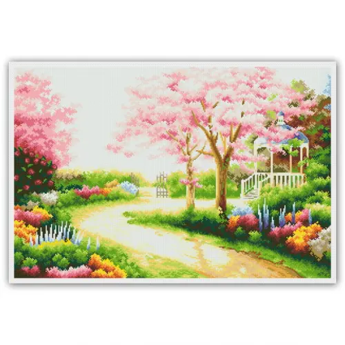 Jardim de Primavera - Gráfico Ponto Cruz