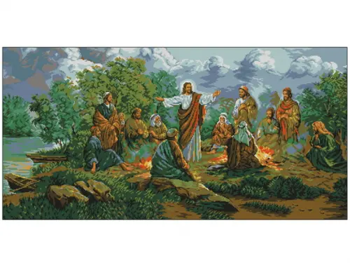 Jesus e Seus Apóstolos - Gráfico Ponto Cruz