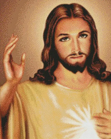 Jesus Misericordioso - Gráfico Ponto Cruz