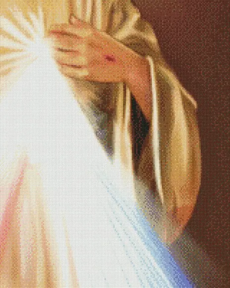 Jesus Misericordioso - Gráfico Ponto Cruz