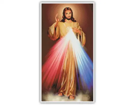 Jesus Misericordioso - Gráfico Ponto Cruz