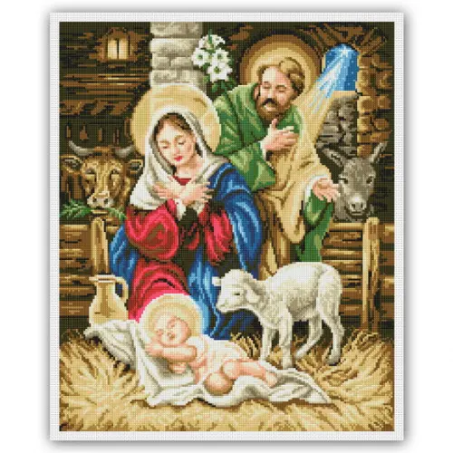 Jesus na Manjedoura - Gráfico Ponto Cruz