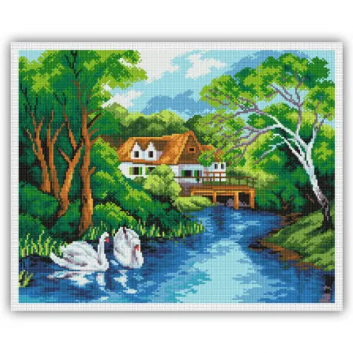 Lago dos Cisnes - Gráfico Ponto Cruz