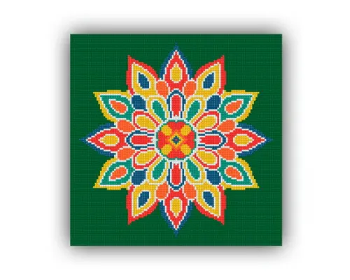Mandala 01 - Gráfico Ponto Cruz