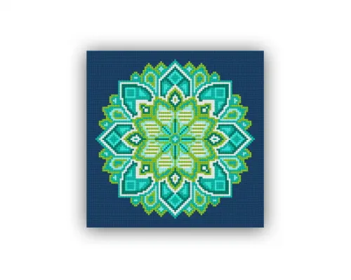 Mandala 02 - Gráfico Ponto Cruz