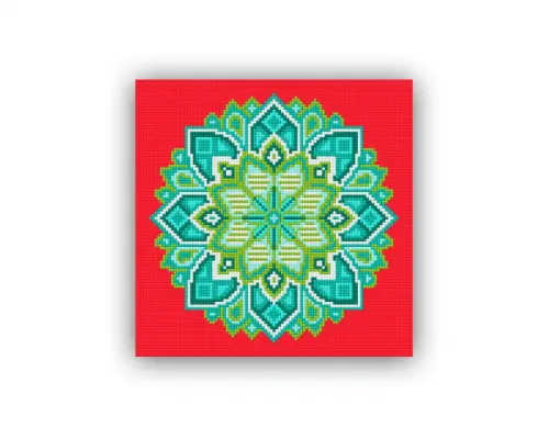 Mandala 02 - Gráfico Ponto Cruz