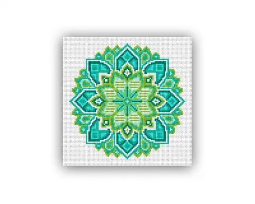 Mandala 02 - Gráfico Ponto Cruz