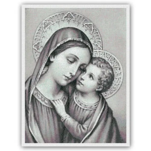 Maria e Jesus - Gráfico Ponto Cruz