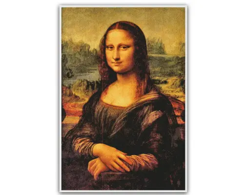 Mona Lisa - Gráfico Ponto Cruz