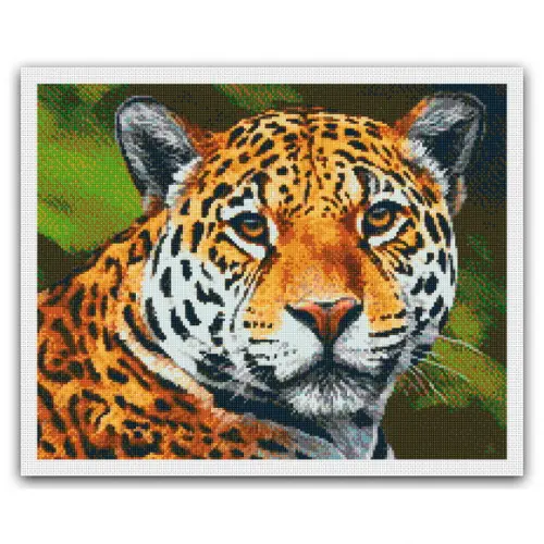 Onça Pintada - Gráfico Ponto Cruz