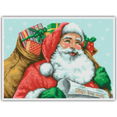 Papai Noel - Gráfico Ponto Cruz
