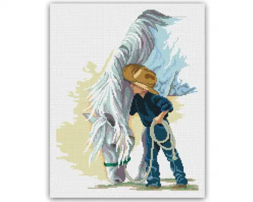 Pequeno Cowboy - Gráfico Ponto Cruz