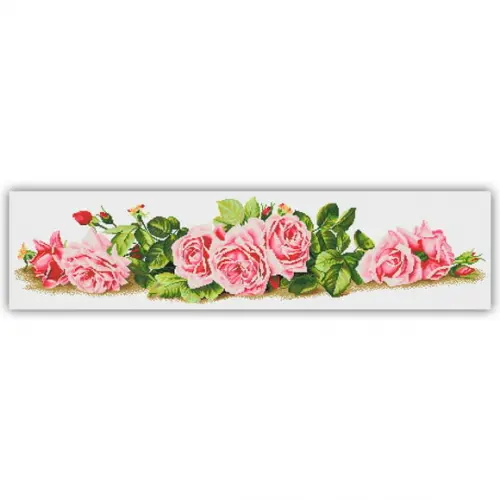 Rosas - Gráfico Ponto Cruz
