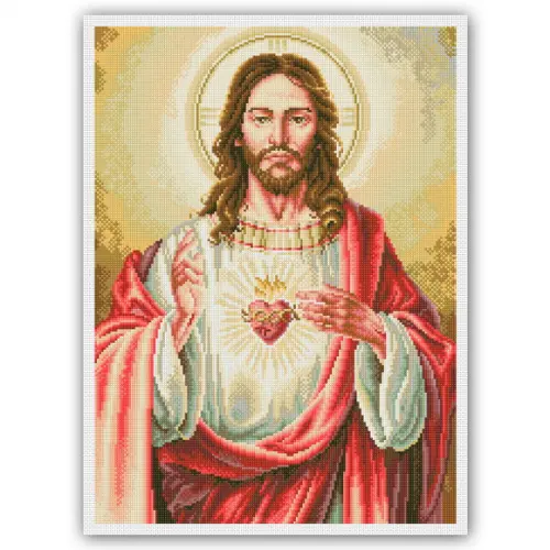 Sagrado Coração - Gráfico Ponto Cruz