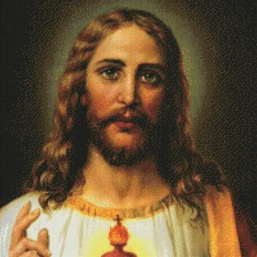 Sagrado Coração de Jesus #t2 - Gráfico Ponto Cruz