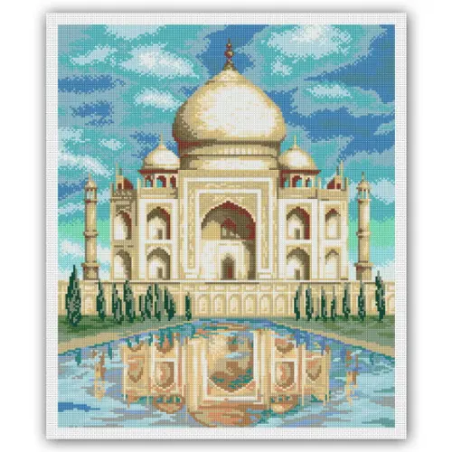 Taj Mahal - Gráfico Ponto Cruz