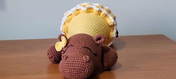 Amigurumi musical - Hipopótamo