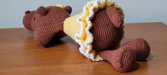 Amigurumi musical - Hipopótamo