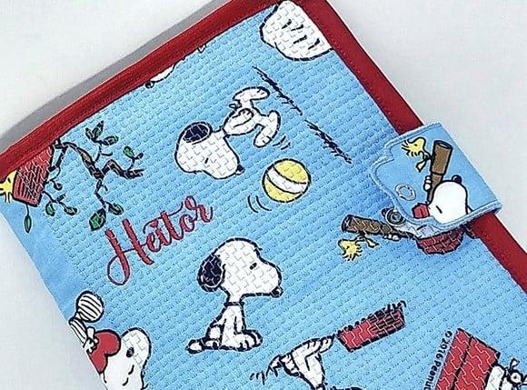 Capa caderneta de vacinação - Snoopy