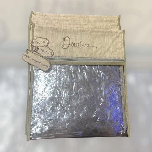 Kit 4 Saquinhos para Troca Maternidade