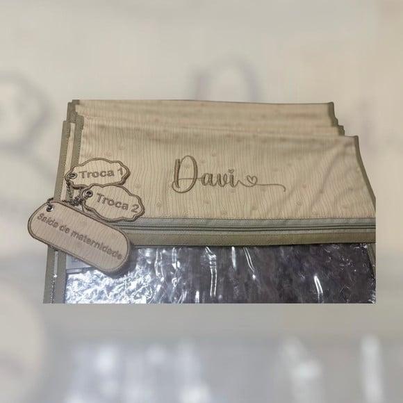 Kit 4 Saquinhos para Troca Maternidade