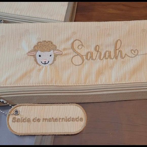 Kit 6 Saquinhos para Troca Maternidade com Personagem