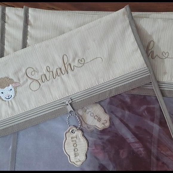 Kit 6 Saquinhos para Troca Maternidade com Personagem