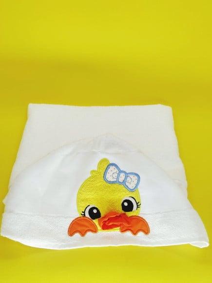 Toalha de banho com capuz