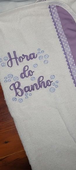 Toalha De Banho Com Capuz Dupla Face