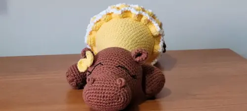 Amigurumi musical - Hipopótamo
