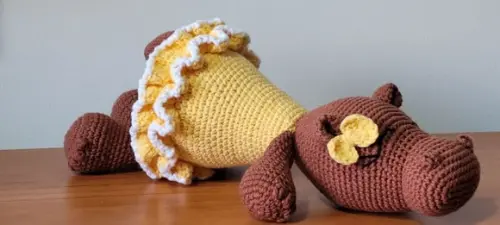 Amigurumi musical - Hipopótamo