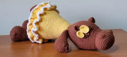 Amigurumi musical - Hipopótamo