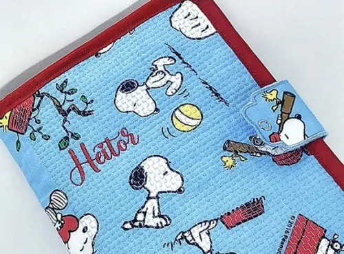 Capa caderneta de vacinação - Snoopy