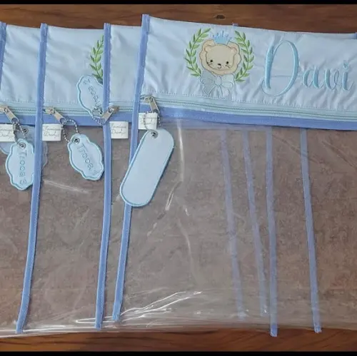 Kit 6 Saquinhos para Troca Maternidade com Personagem