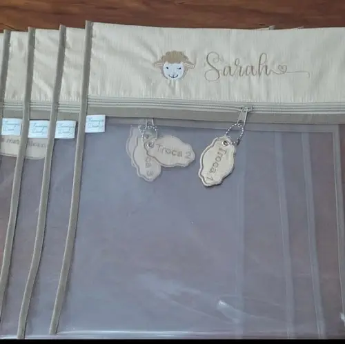 Kit 6 Saquinhos para Troca Maternidade com Personagem