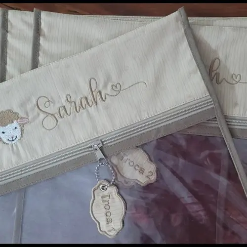 Kit 6 Saquinhos para Troca Maternidade com Personagem