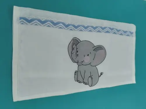 Kit Duo Toalha de boca + Fralda de boca - Elefantinho