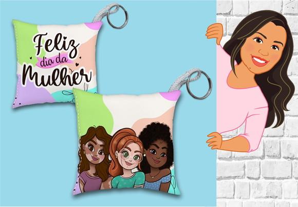 Chaveiro Dia Internacional da Mulher