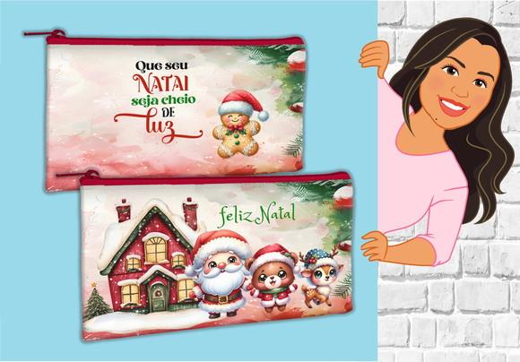 Estojo Slim Personalizada Natal