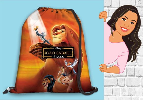 Mochila Esportiva O Rei Leão
