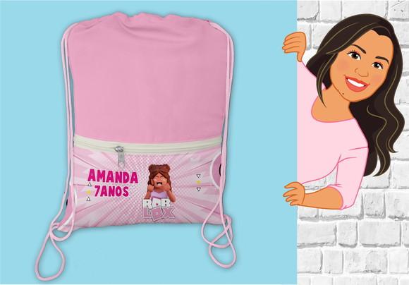 Mochila Personalizada Roblox Menina