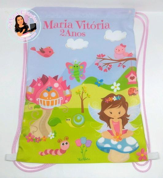 Mochilinha Jardim Encantado Fadas