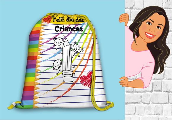 Mochilinha Personalizada Dia Das Crianças
