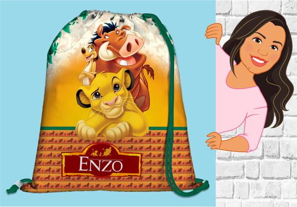 Mochilinha Personalizada o Rei Leão